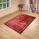 Evidea Soft Farah Makine Halısı - Kırmızı - 160x230 cm
