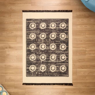 Evidea Soft Borgar Çift Taraflı Kilim - Krem - 160x230 cm