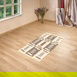  Evidea Soft Lindos Çift Taraflı Kilim - Ekru - 80x150 cm