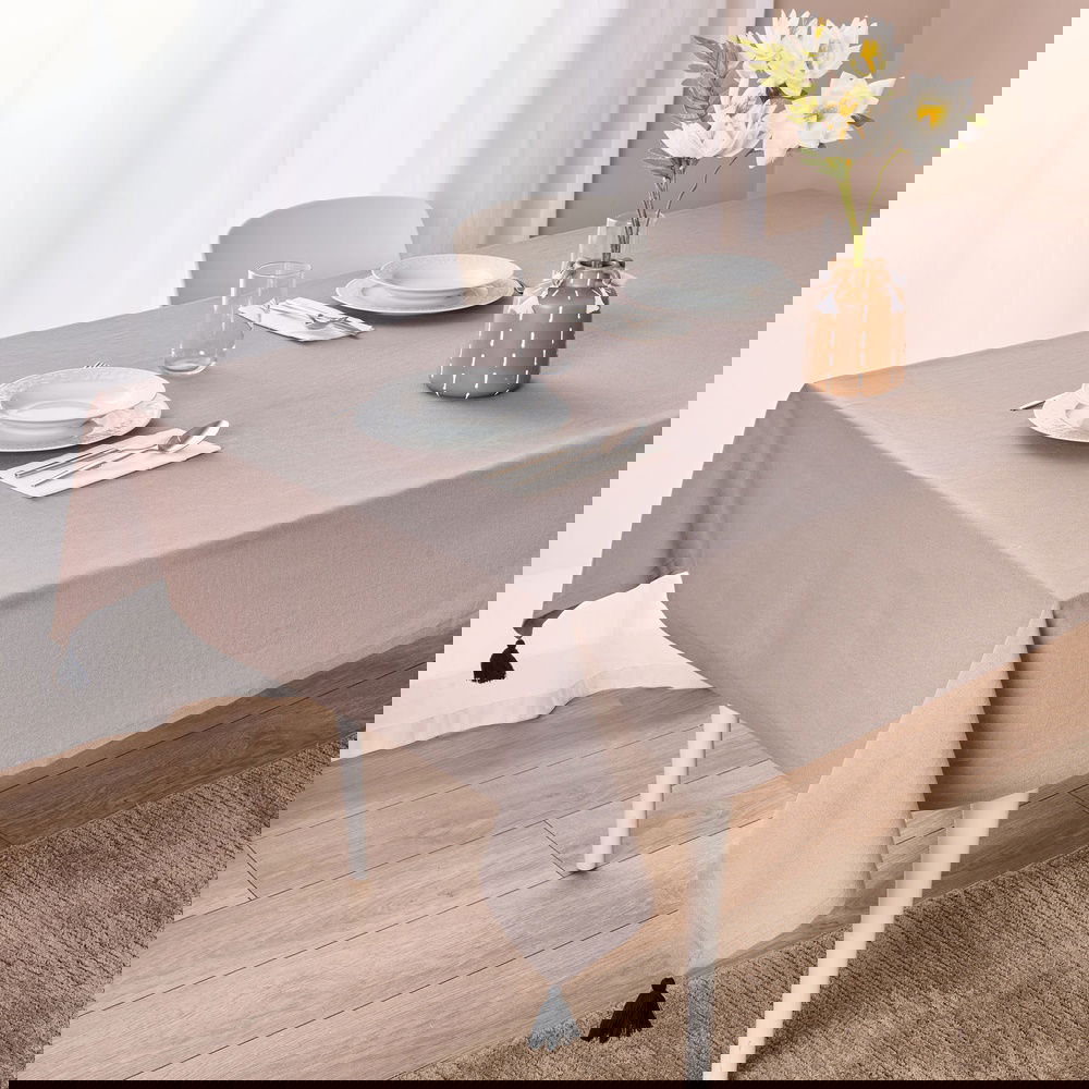  Evidea Soft Anthracite Masa Örtüsü - Antrasit - 140x220 cm