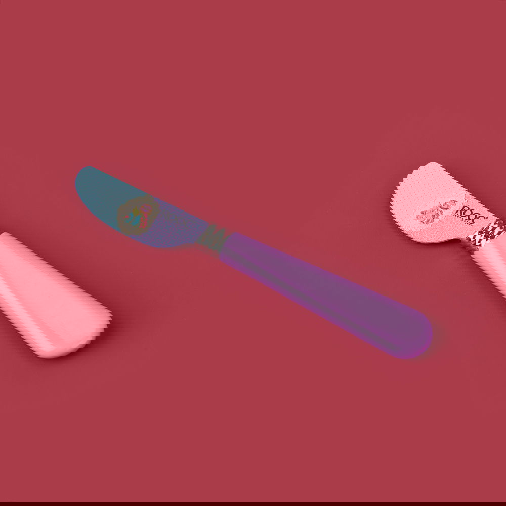  Rooc 2'li Kahvaltı Bıçağı Seti - Yeşil - 18 cm + 16 cm