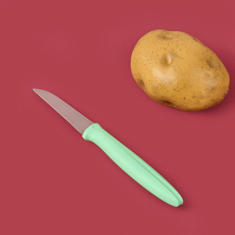  Pirge Küt Soyma Bıçağı - Bordo - 9 cm