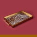  Evidea Kitchen Leopar Desenli Akrilik Tepsi - Renkli - 49 cm