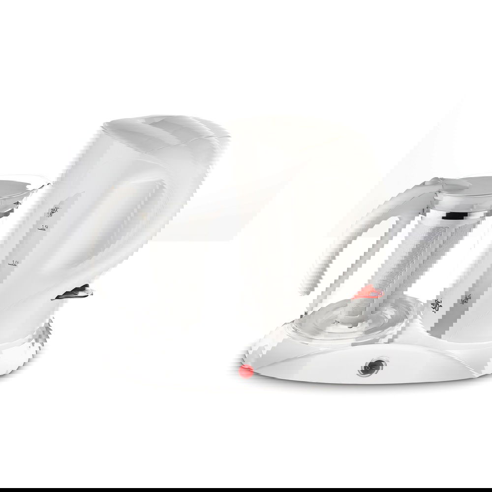  Sinbo SK-2389 Cam Demlikli Çay Makinesi - Beyaz