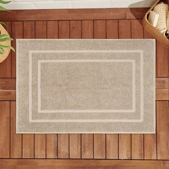 Evidea Soft Premium Ayak Havlusu - Bej - 50x70 cm