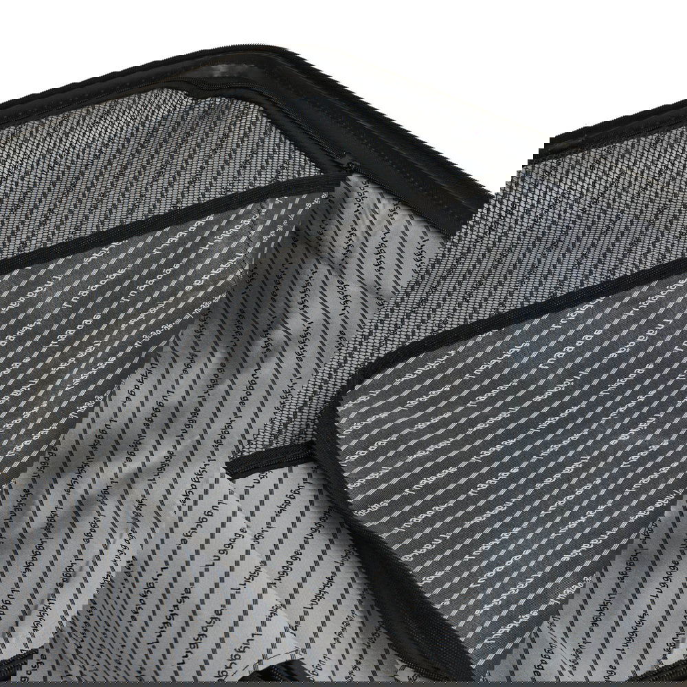  Hoffmanns Travel Star Büyük Boy ABS Valiz - Gri - 76x52x30 cm