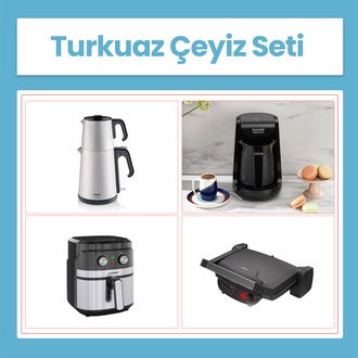 Evidea Turkuaz Çeyiz Seti