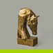  Evidea Deco Horse Dekor - Gold - 13 cm