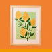  Evidea Deco Lime Cello Duvar Panosu - Sarı / Açık Yeşil - 30x40 cm