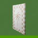  Evidea Deco Palm Breeze Kanvas Tablo - Beyaz / Bej - 50x70 cm
