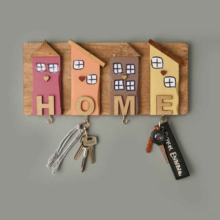 Evidea Deco Home Duvar Askısı - Renkli - 35x15 cm