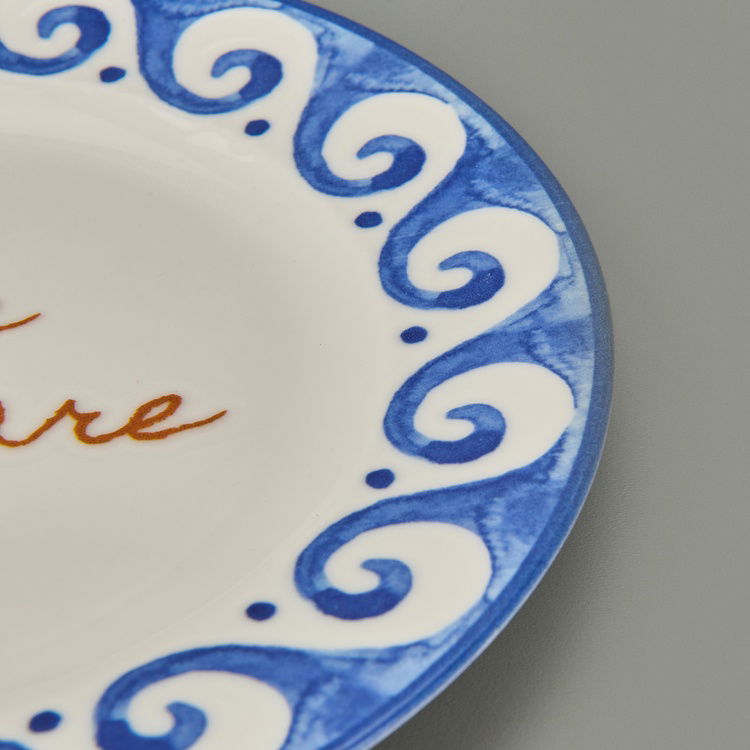  Evidea Kitchen Luve Del Mare Tatlı ve Kahvaltı Tabağı - 21 cm