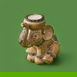  KPM Elephant Mumluk - Bej - 15x14 cm