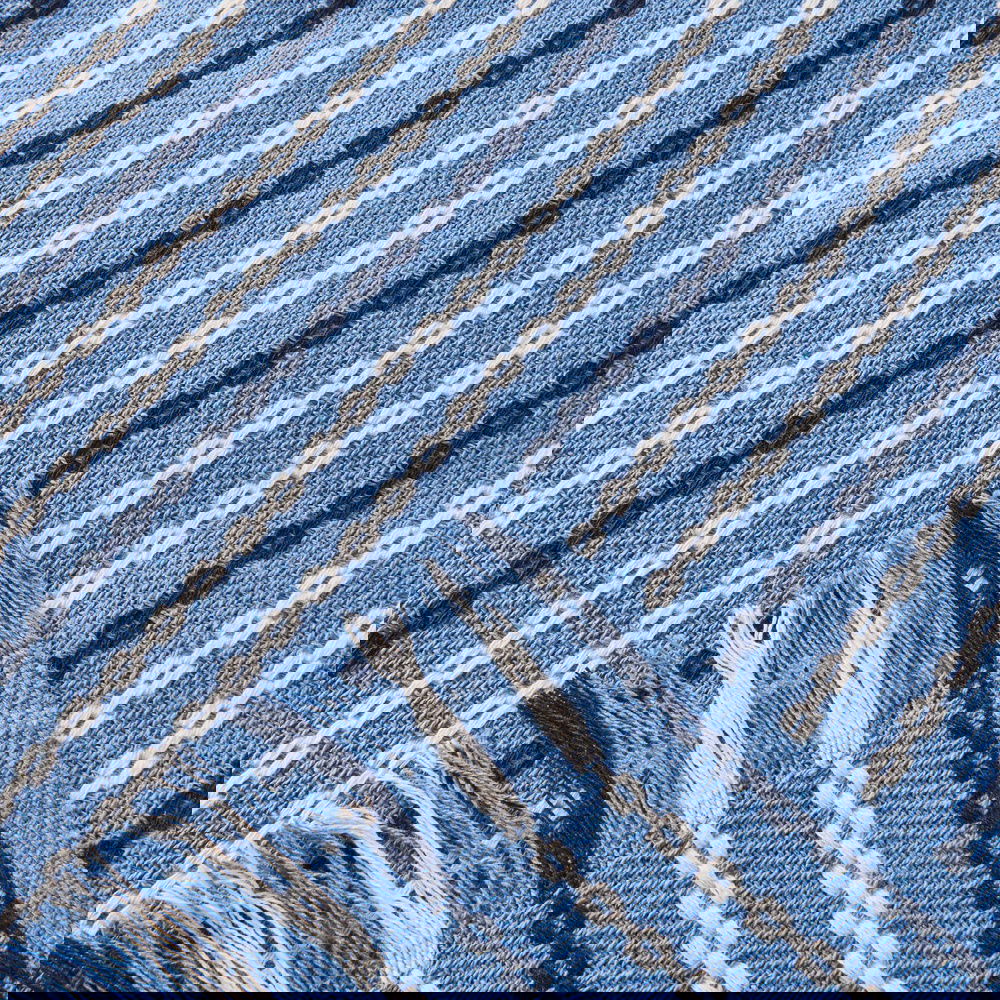  Evidea Soft Nautis Çift Kişilik Pike - Mavi - 200x220 cm