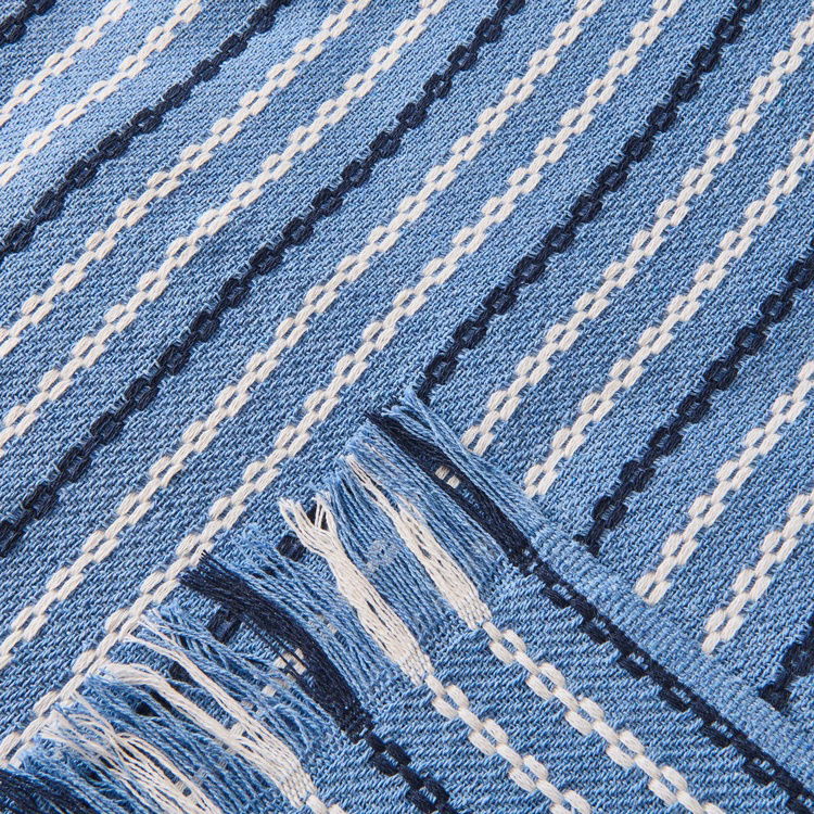  Evidea Soft Nautis Çift Kişilik Pike - Mavi - 200x220 cm