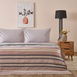  Evidea Soft Radiant Tek Kişilik Pike - Ekru / Lacivert - 160x230 cm