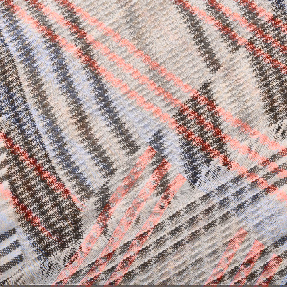  Evidea Soft Radiant Tek Kişilik Pike - Ekru / Lacivert - 160x230 cm
