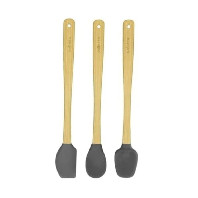  Valletta İndigo 3'lü Spatula Seti - Gri - 26 cm