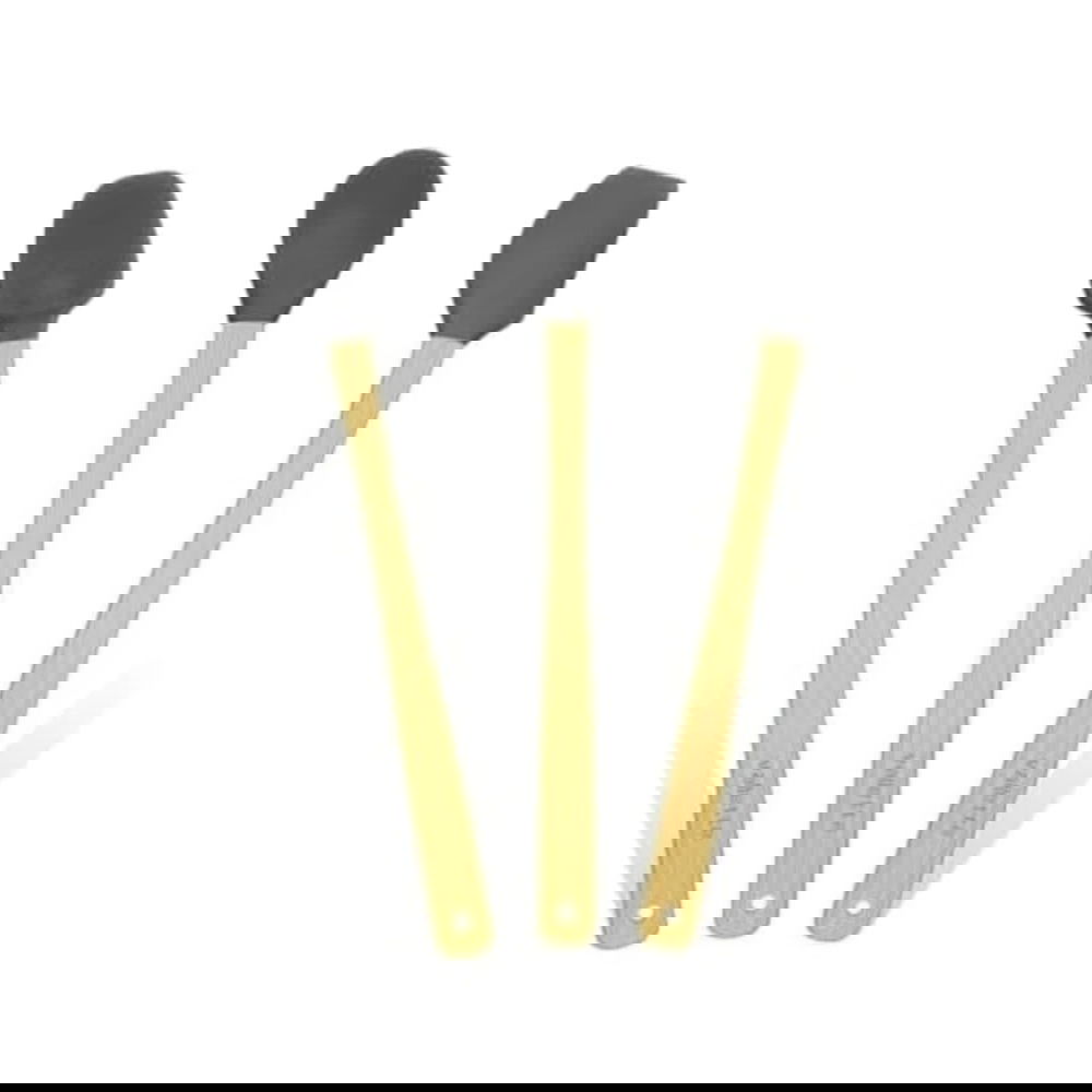  Valletta İndigo 3'lü Spatula Seti - Gri - 26 cm