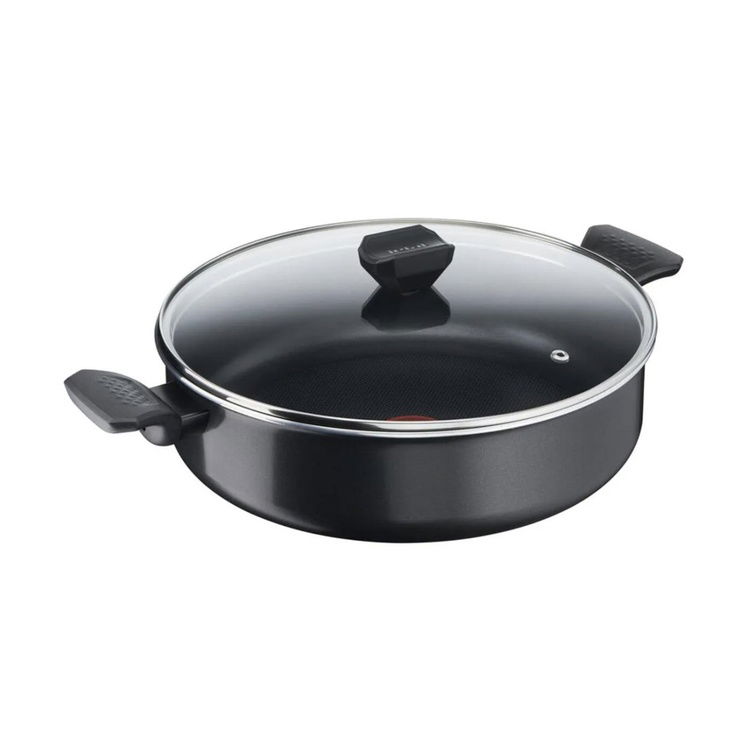  Tefal Tit 1X SimplyClean Kısa Tencere - Siyah - 24 cm