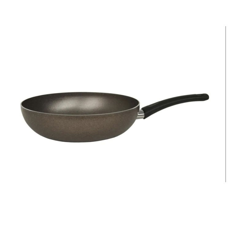  Mehtap Kuvars Granit Wok Tava - Siyah - 28 cm