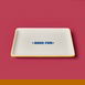  Evidea Kitchen Have Fun Servis Tabağı - Sarı / Mavi - 13x18 cm