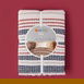  Evidea Soft Radiant Tek Kişilik Pike - Ekru / Lacivert - 160x230 cm