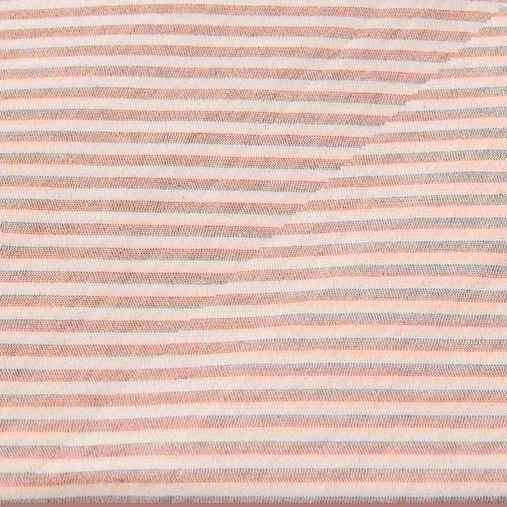  Evidea Soft Stripe Çift Kişilik Nevresim Takımı - Kiremit
