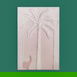  Evidea Deco Palm Breeze Kanvas Tablo - Krem - 90x60 cm
