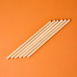  Mien 6'lı Bambu Pipet - Açık Kahverengi - 20 cm