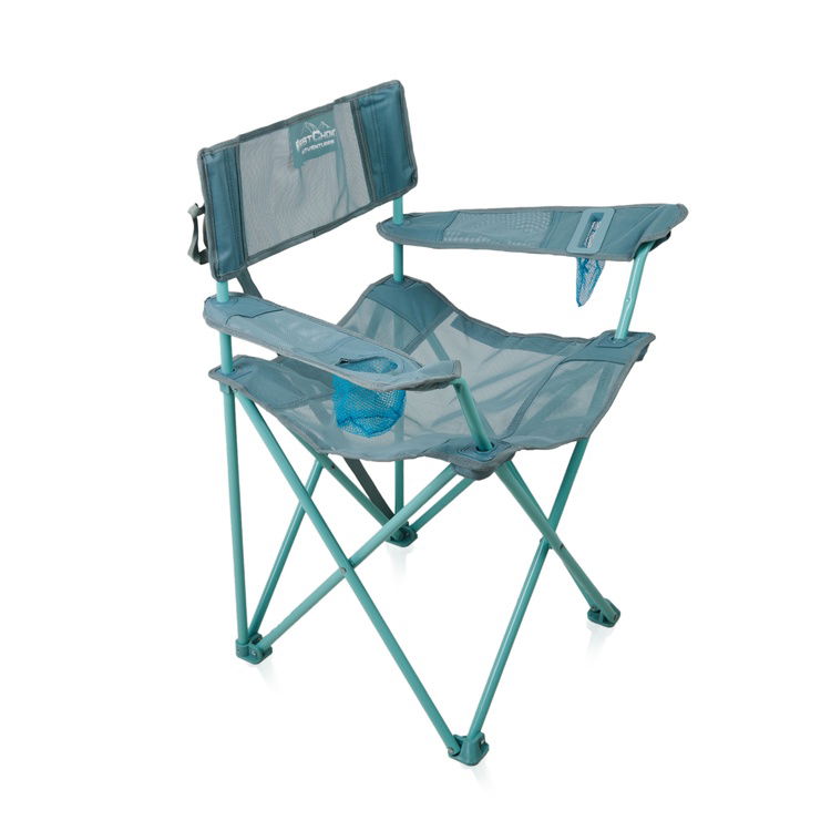  Bestchoice Fileli Kamp Sandalyesi - Mavi - 72x44x78 cm