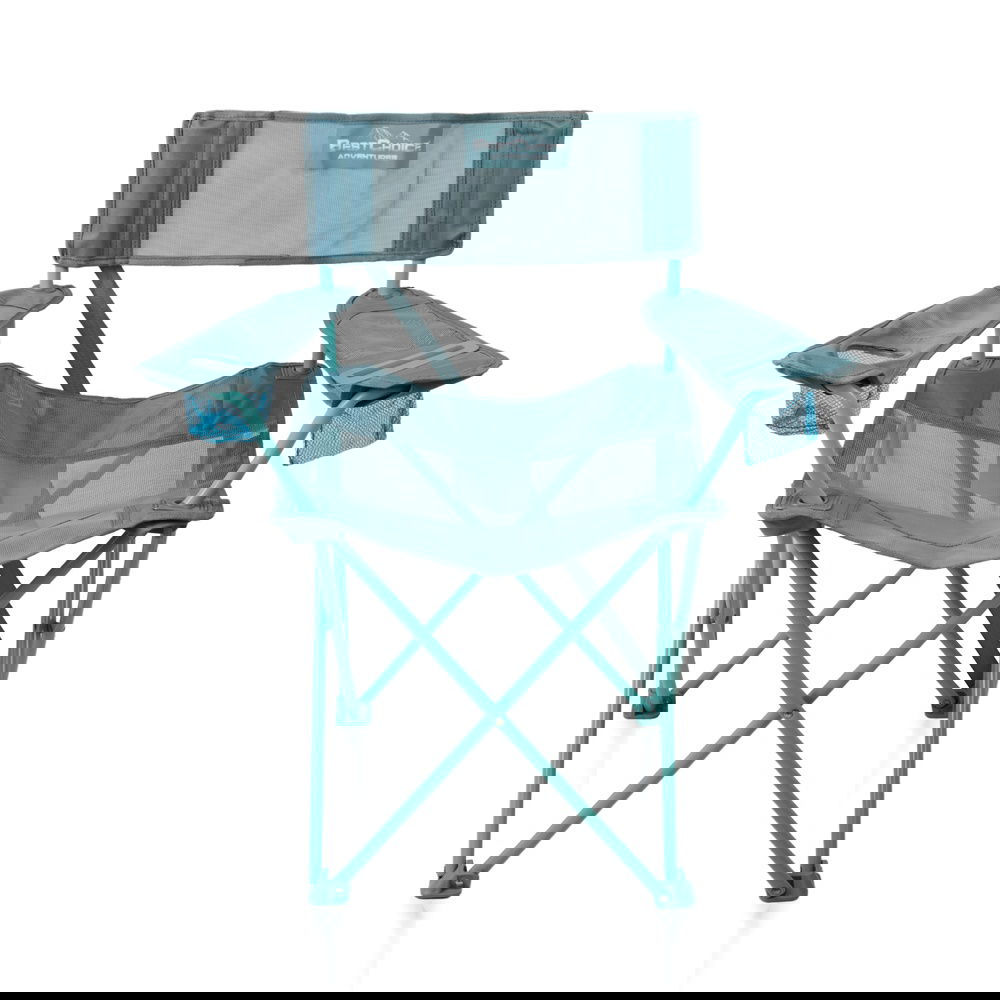  Bestchoice Fileli Kamp Sandalyesi - Mavi - 72x44x78 cm