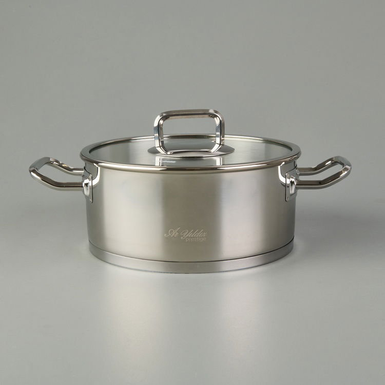  ArYıldız Vento Prestige 8 Parça Çelik Tencere Seti - Inox