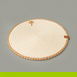  Evidea Soft Palm Nakışlı Supla - Ekru - 33x33 cm