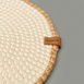  Evidea Soft Palm Nakışlı Supla - Ekru - 33x33 cm