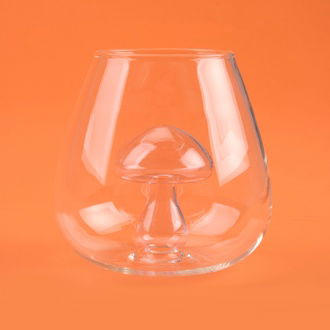 Evidea Kitchen Figürlü Borosilikat Cam Meşrubat Bardağı - Şeffaf / Pembe - 510 ml