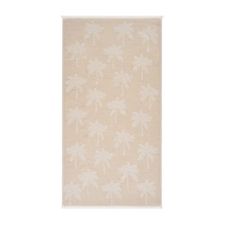 Evidea Soft Palm Peştamal - Bej - 90x160 cm
