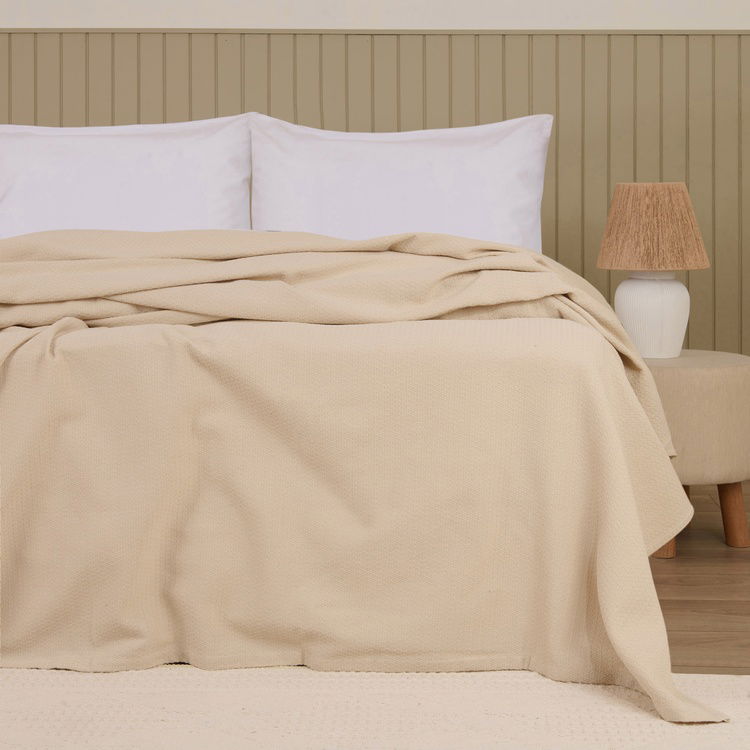  Evidea Soft Sable Tek Kişilik Pike - Bej - 160x220 cm
