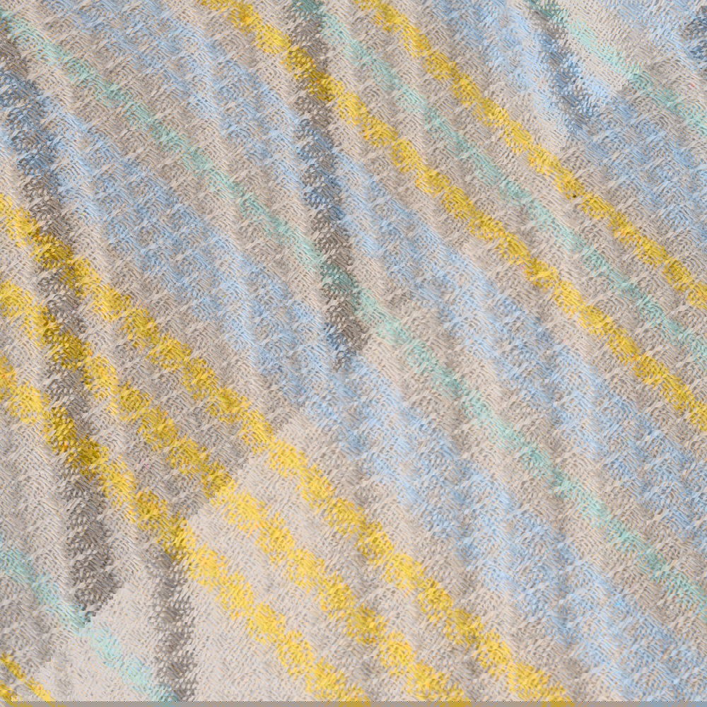  Evidea Soft Radiant Tek Kişilik Pike - Ekru / Mavi - 160x230 cm