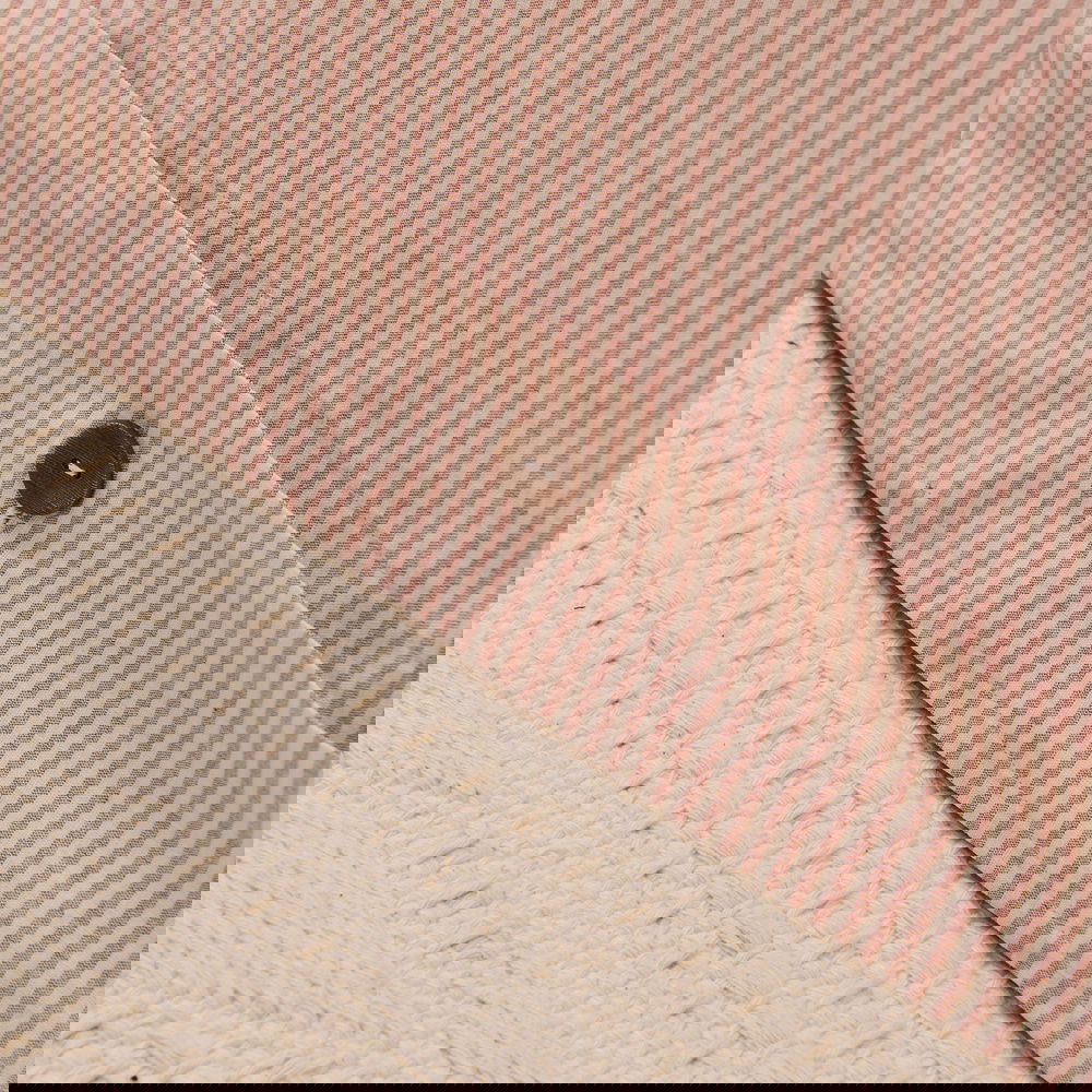  Evidea Soft Stripe Çift Kişilik Nevresim Takımı - Kiremit