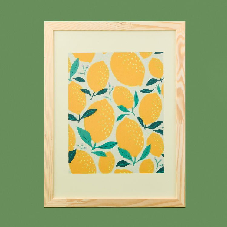 Evidea Deco Lime Cello Duvar Panosu - Sarı - 30x40 cm
