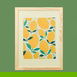  Evidea Deco Lime Cello Duvar Panosu - Sarı - 30x40 cm