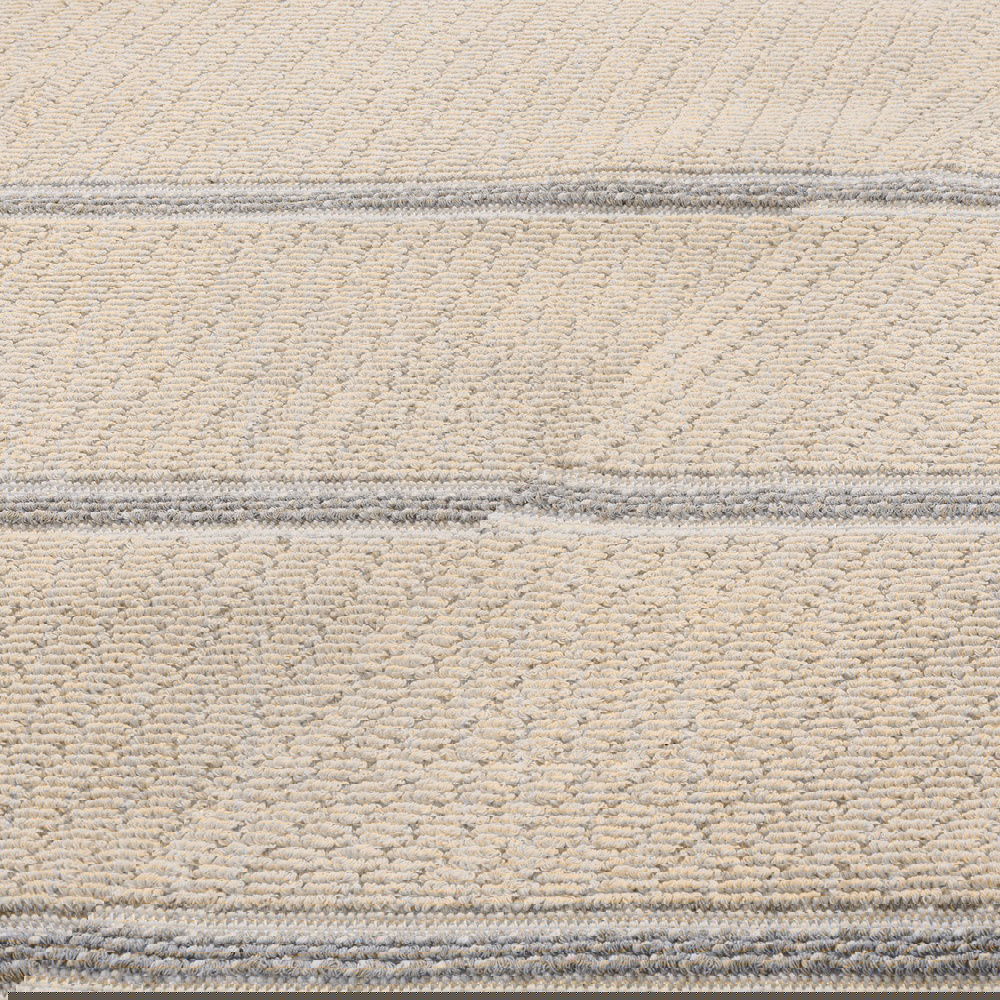  Evidea Soft Garis Dekoratif Halı - Ekru - 80x150 cm