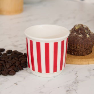 Evidea Kitchen Have Fun Espresso Fincanı - Kırmızı - 80 ml
