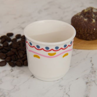 Evidea Kitchen Magique Espresso Fincanı - Renkli - 80 ml