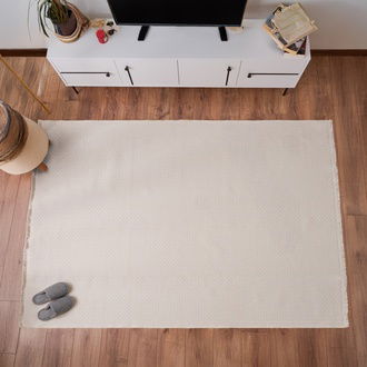 Evidea Soft Punkt Rutenna Halı - Ekru - 160x230 cm