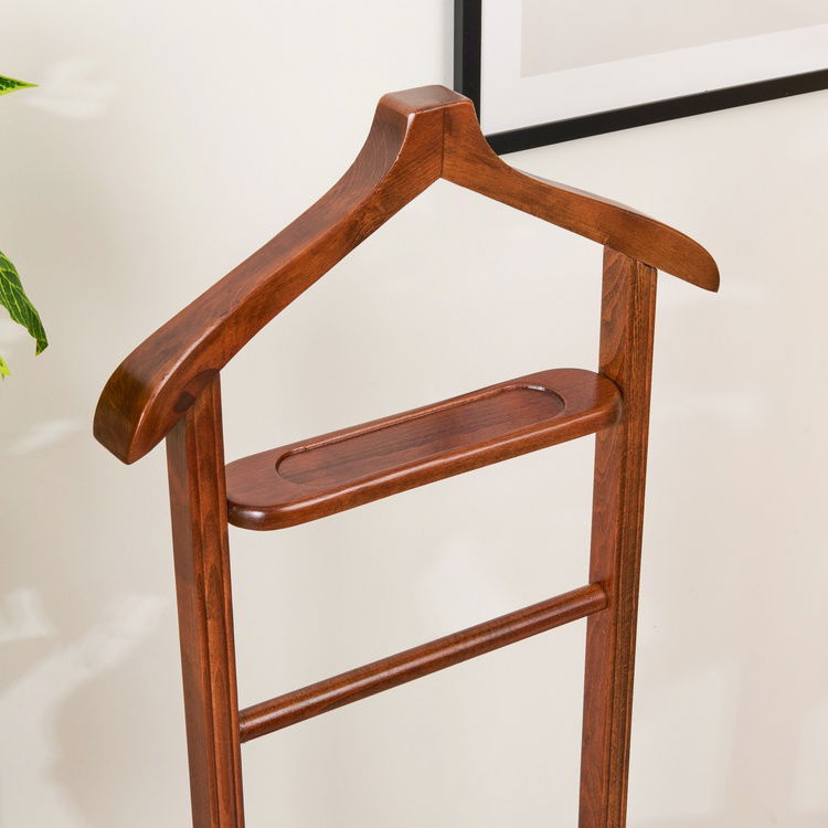  Just Home Tek Tepeli Dilsiz Uşak - Ceviz - 120 cm