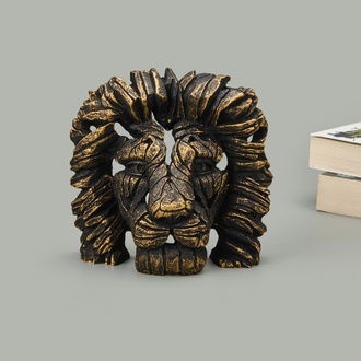 Evidea Deco Leone Dekor - Gold / Siyah - 14,5 cm