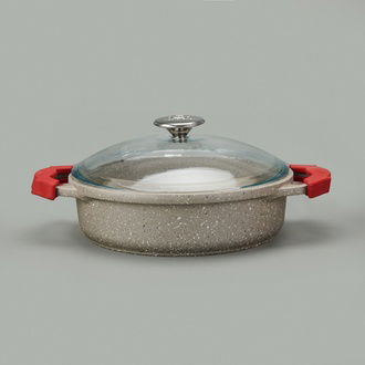 MasterChef Döküm Karnıyarık Tenceresi - Siyah - 24 cm
