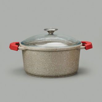 MasterChef Döküm Tencere - Siyah - 24 cm